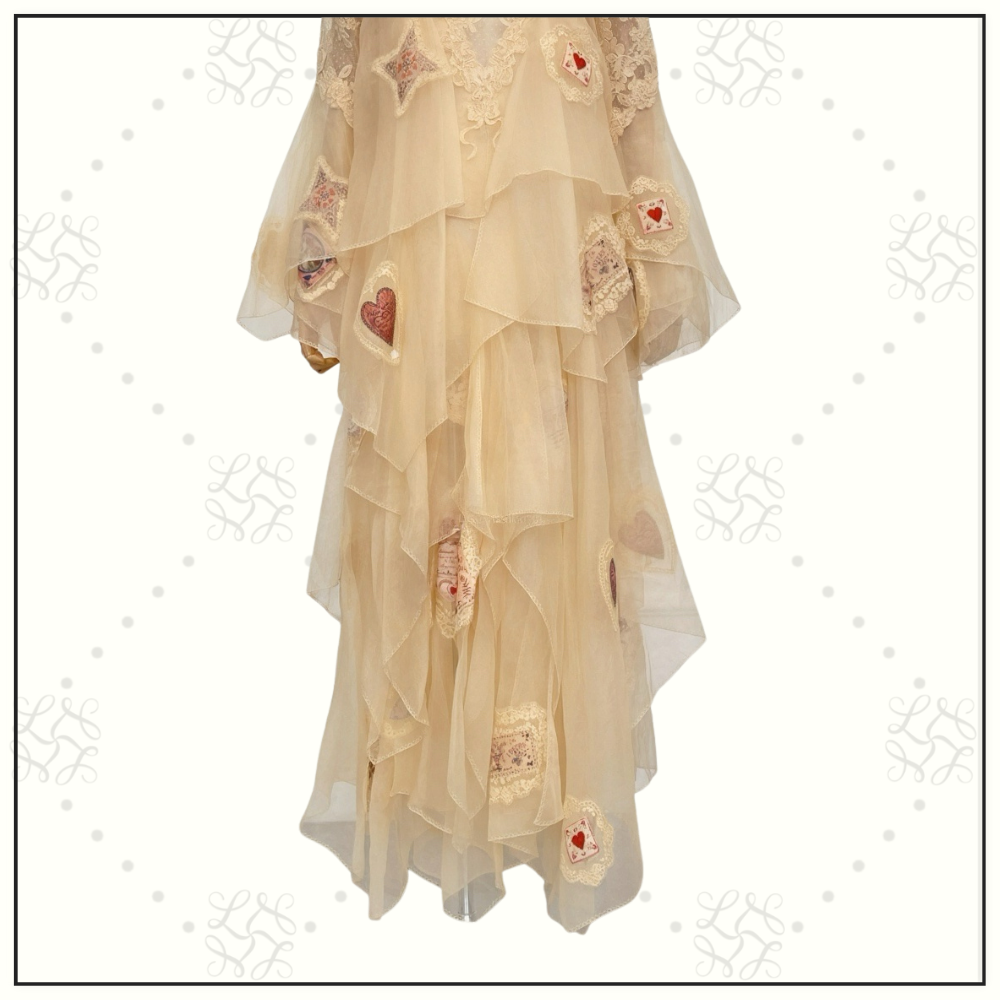 HYPNOTIC CASCADING GOWN