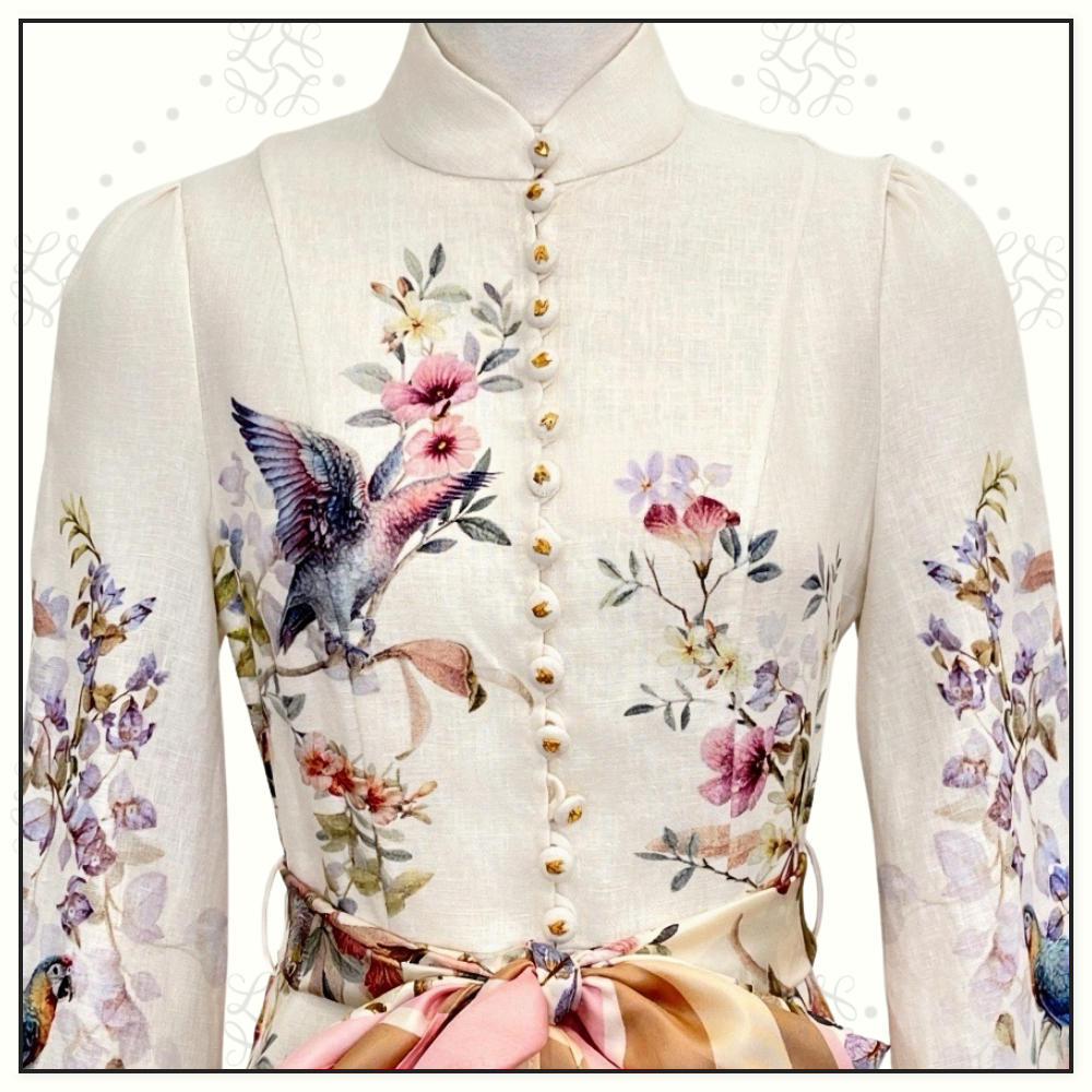 REBELLION BUTTON MIDI DRESS