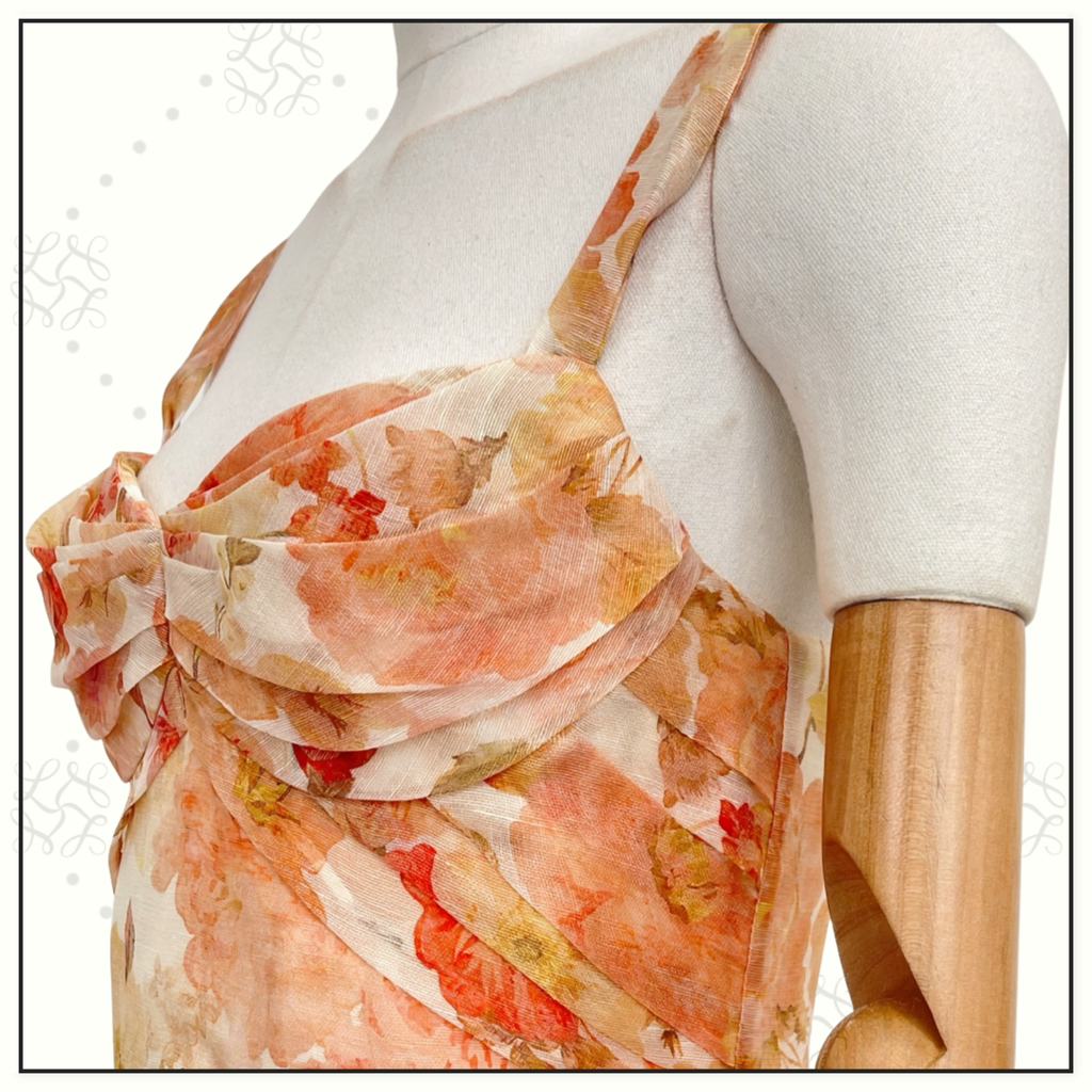 REBELLION DRAPE MIDI DRESS