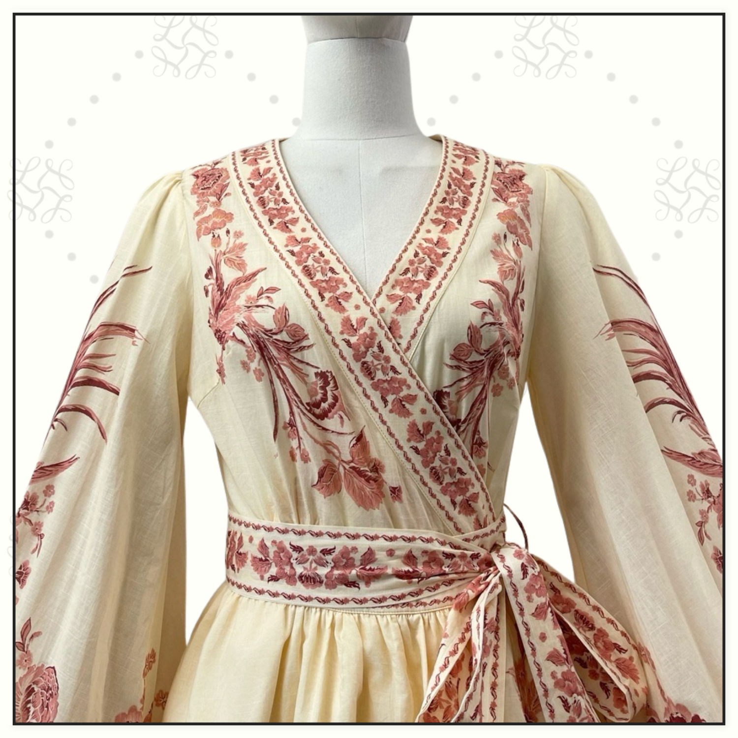 WAVERLY WRAP MINI DRESS