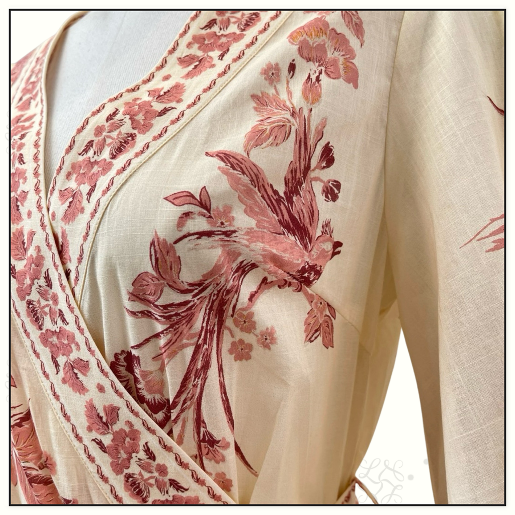 WAVERLY WRAP MINI DRESS