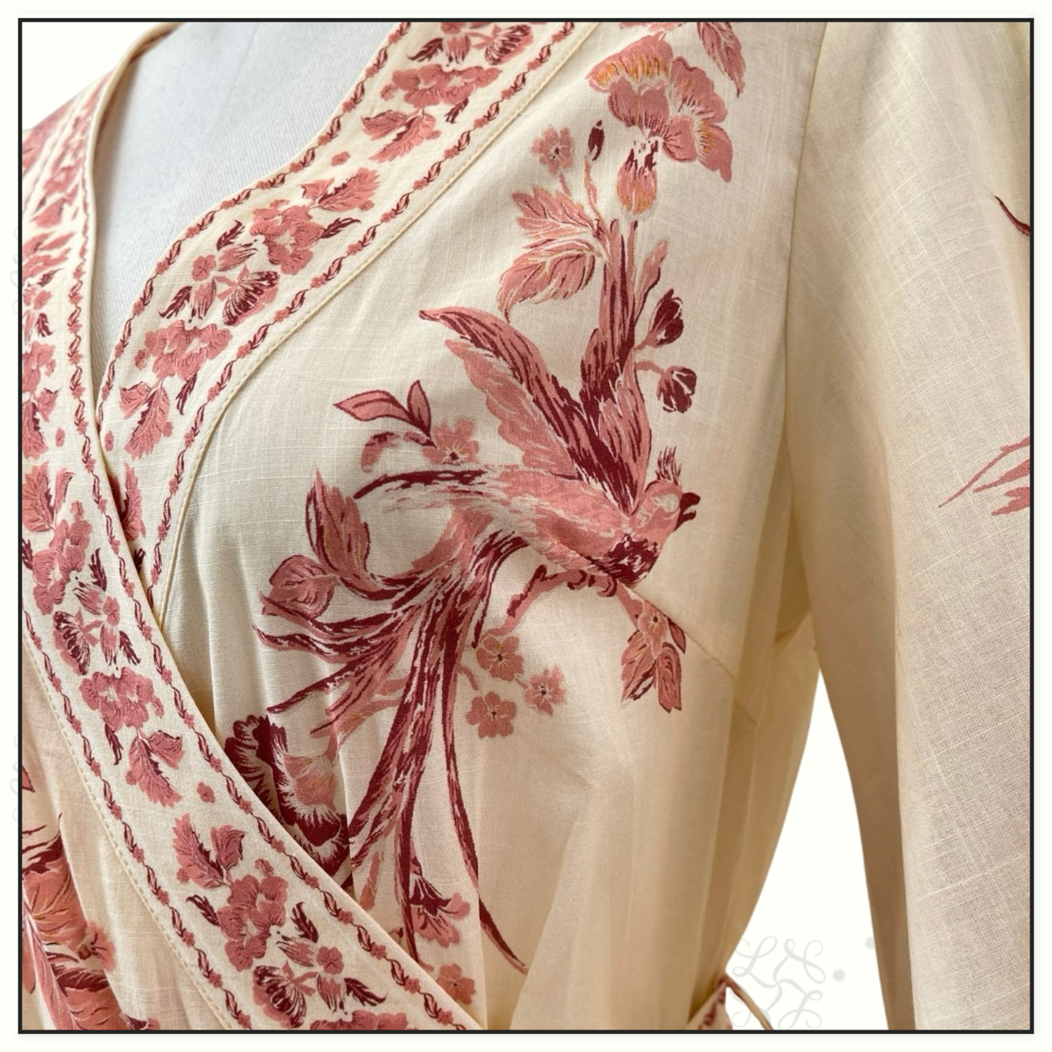 WAVERLY WRAP MINI DRESS