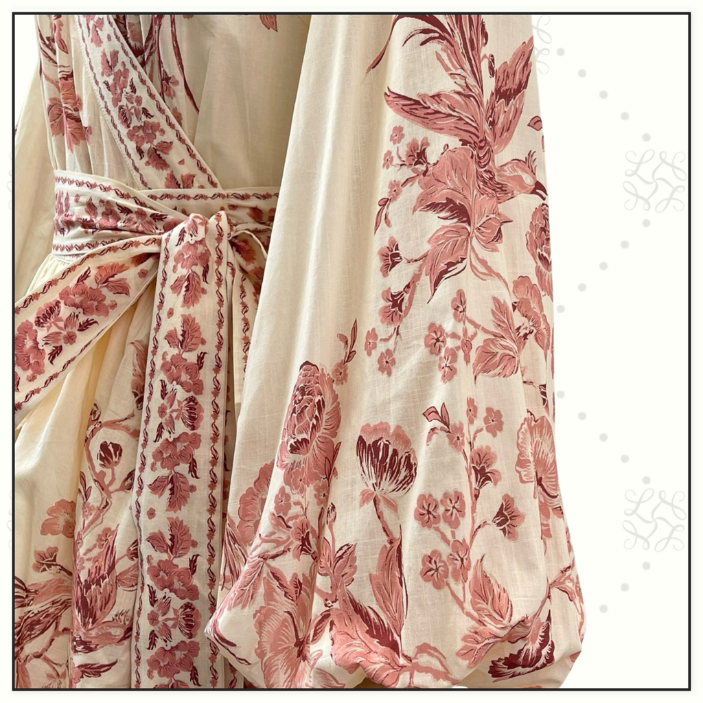 WAVERLY WRAP MINI DRESS