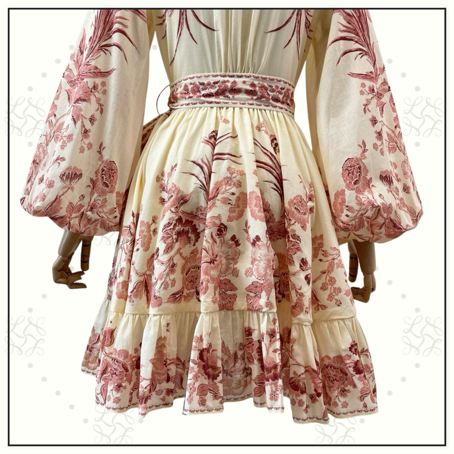 WAVERLY WRAP MINI DRESS