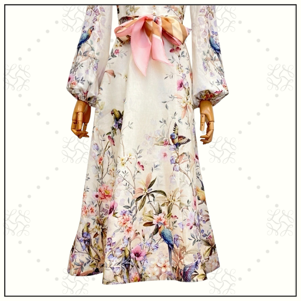 REBELLION BUTTON MIDI DRESS