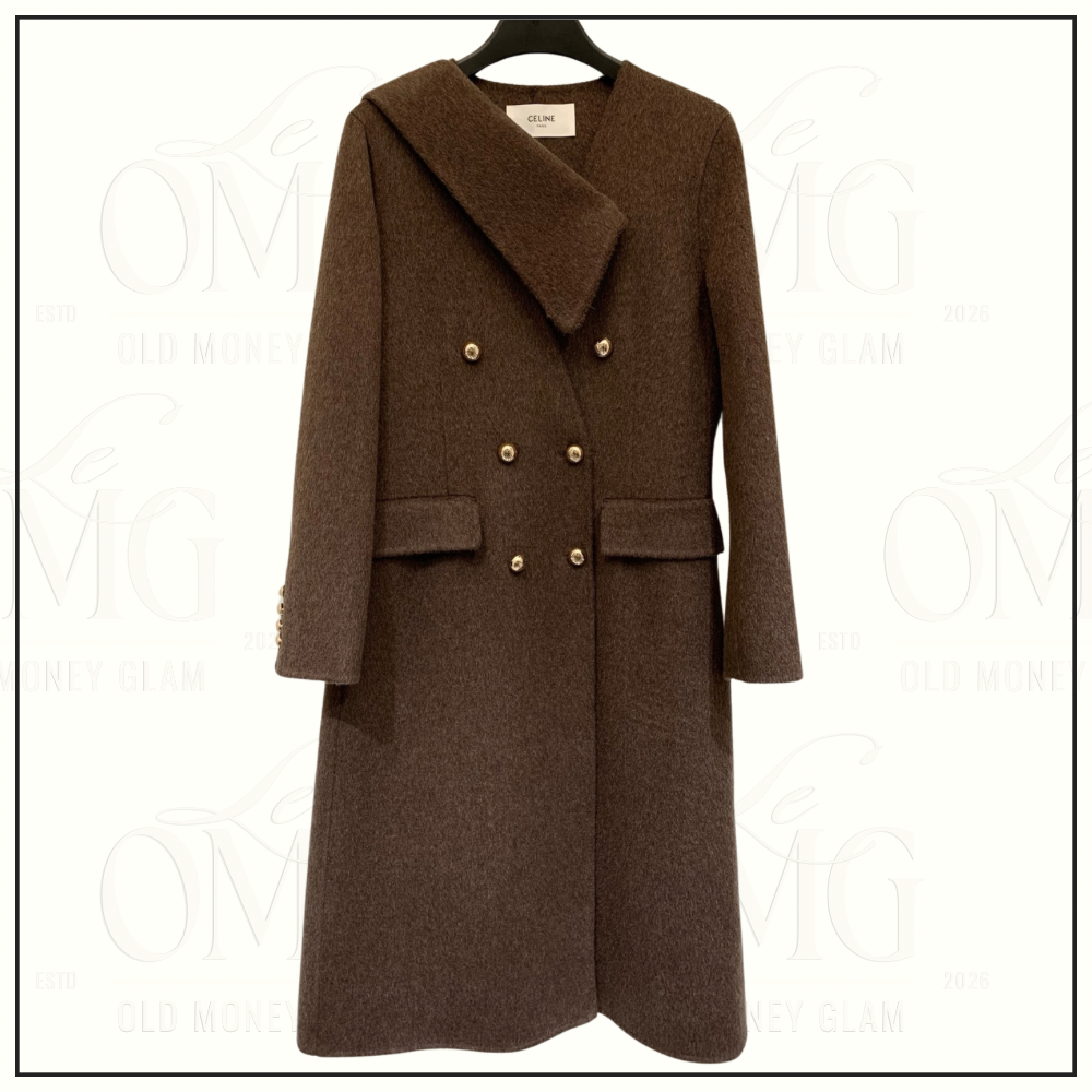 DOUBLE BREASTED WOOL COAT