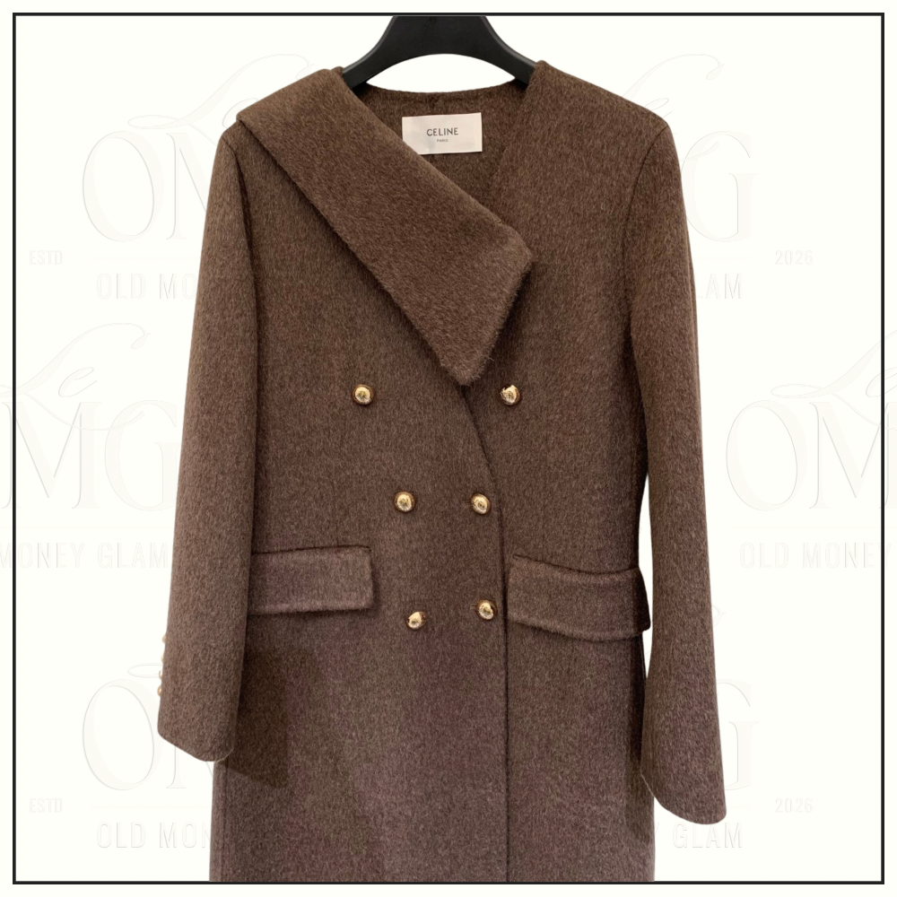 DOUBLE BREASTED WOOL COAT