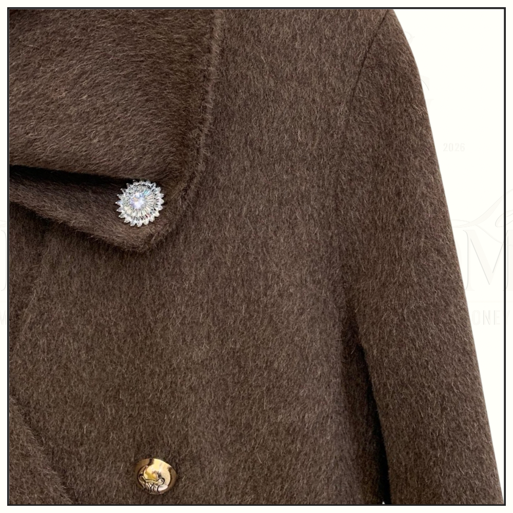 DOUBLE BREASTED WOOL COAT