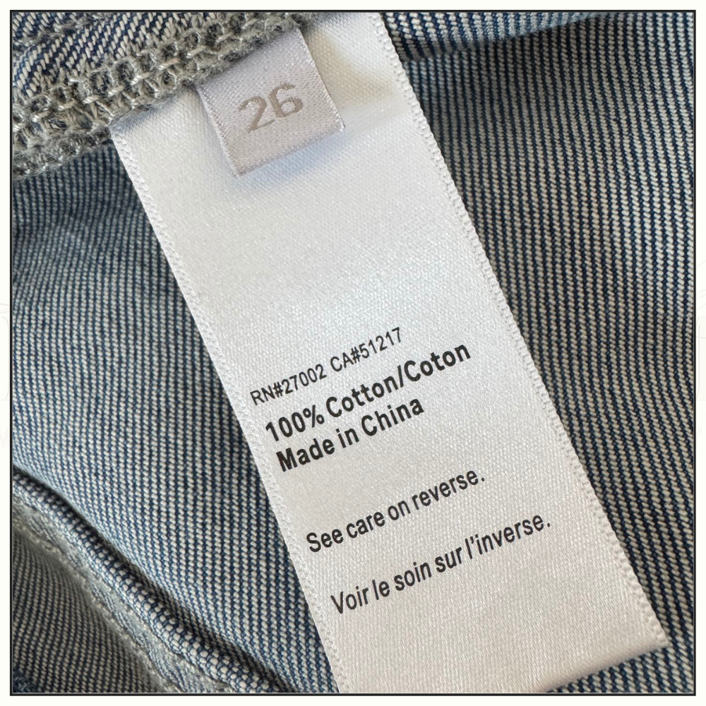 HIGH RISE FLARED LEG DENIM