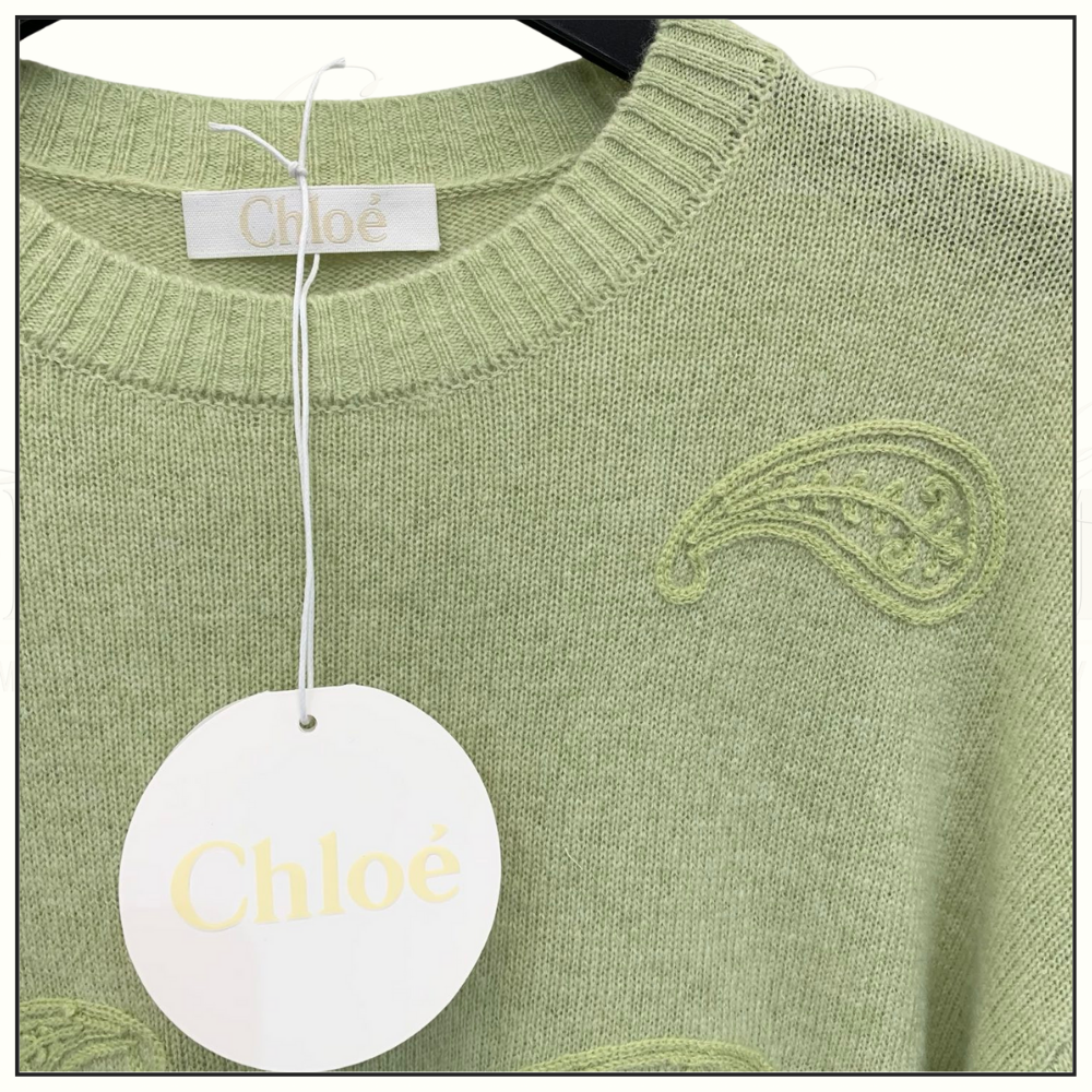 PAISLEY EMBROIDERED SWEATER