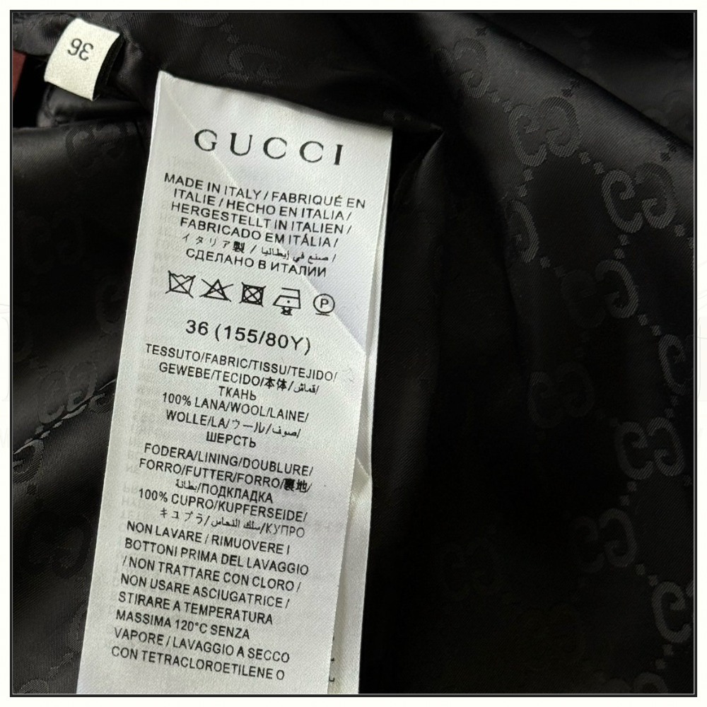DOUBLE G WOOL COAT