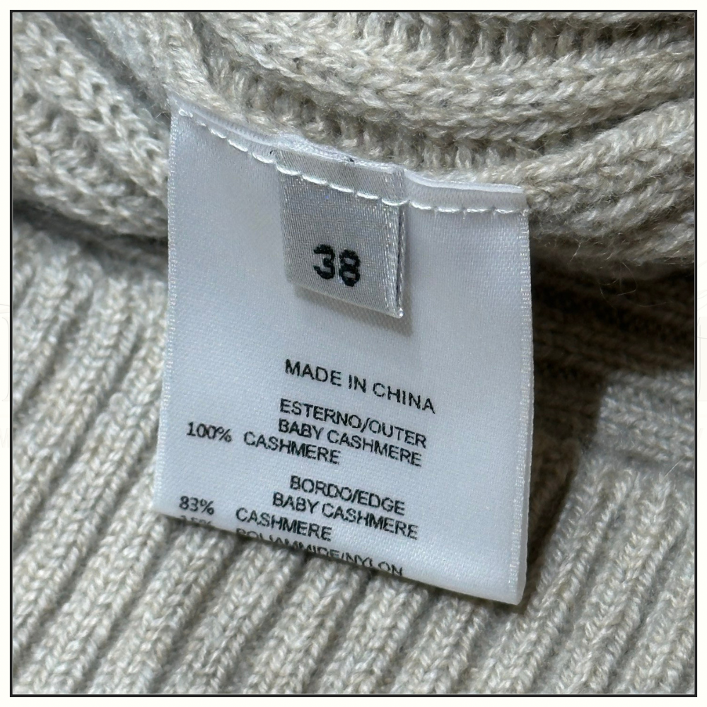 PLANE TREE CASHMERE SWEATER