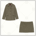 MONOGRAM BOUCLE JACKET & MINI SKIRT