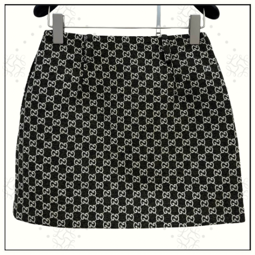 MONOGRAM BOUCLE JACKET & MINI SKIRT