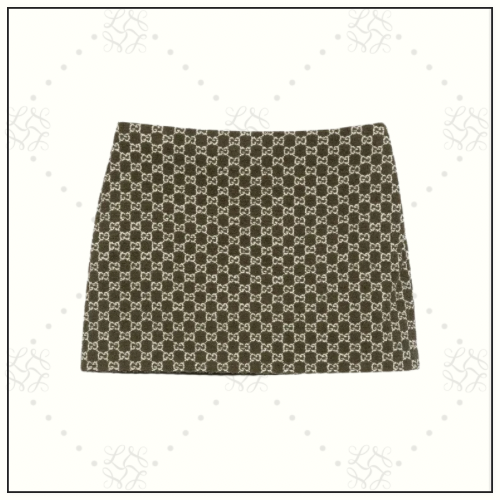 MONOGRAM BOUCLE JACKET & MINI SKIRT