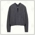 WOOL CABLE KNIT SWEATER