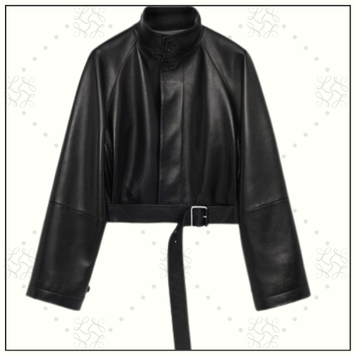 LAMBSKIN SHORT TRENCH