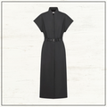 MID LENGTH BELTED MIDI DRESS