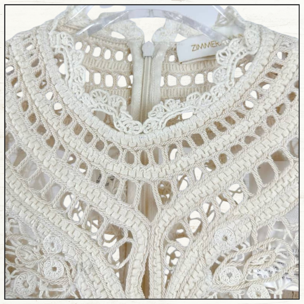 ILLUMINATE CORNELLI CROCHET MINI DRESS