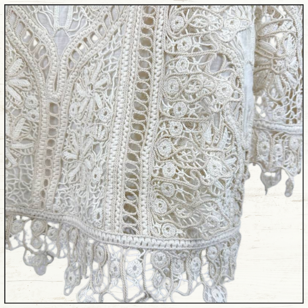 ILLUMINATE CORNELLI CROCHET MINI DRESS