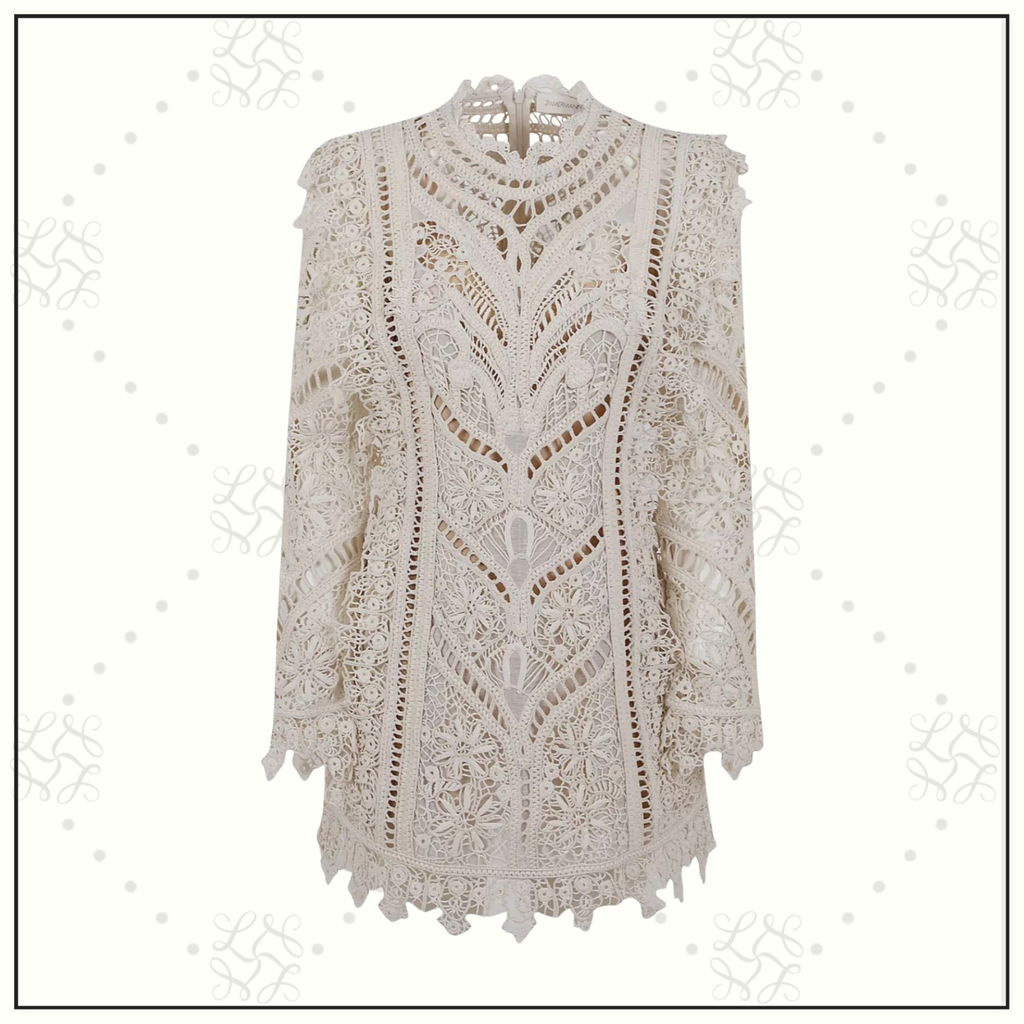 ILLUMINATE CORNELLI CROCHET MINI DRESS