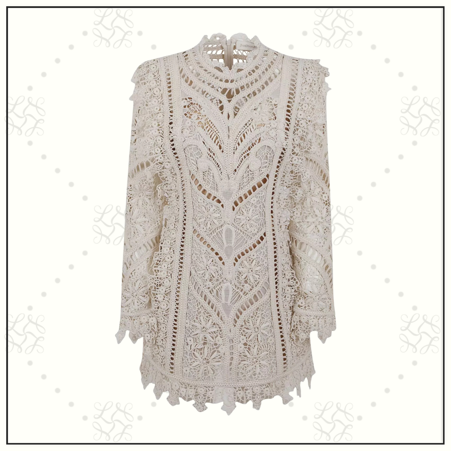 ILLUMINATE CORNELLI CROCHET MINI DRESS