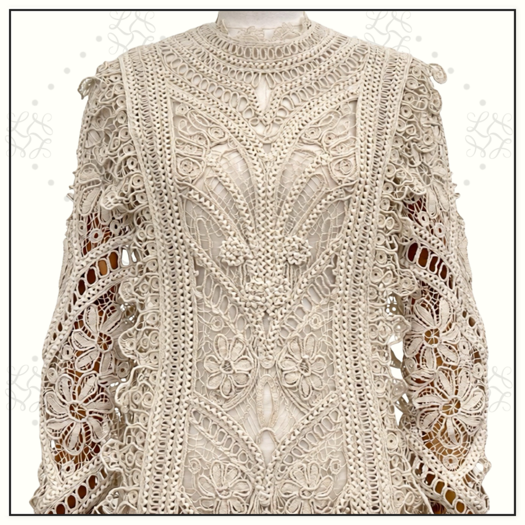 ILLUMINATE CORNELLI CROCHET MINI DRESS