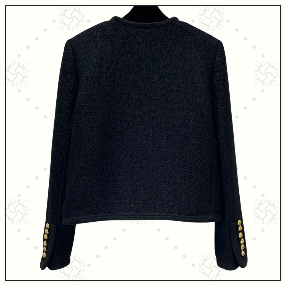 CHASSEUR JACKET IN BOUCLÉ TWEED