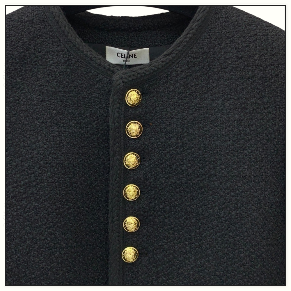 CHASSEUR JACKET IN BOUCLÉ TWEED