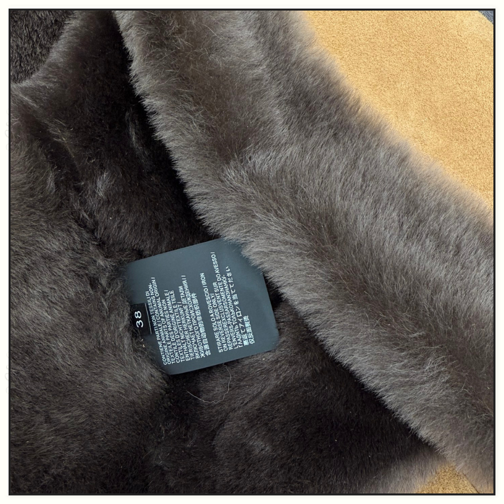 SUEDE SHEARLING JACKET