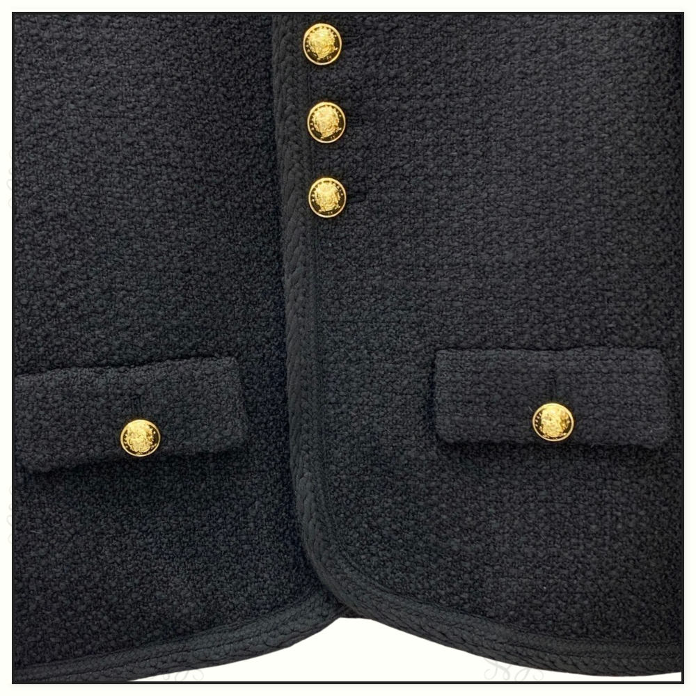 CHASSEUR JACKET IN BOUCLÉ TWEED