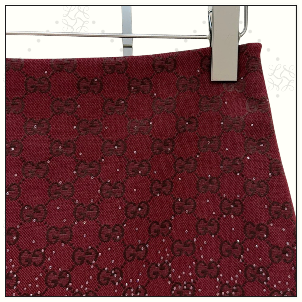 CANVAS CRYSTAL EMBELLISHMENT BLAZER & MINI SKIRT