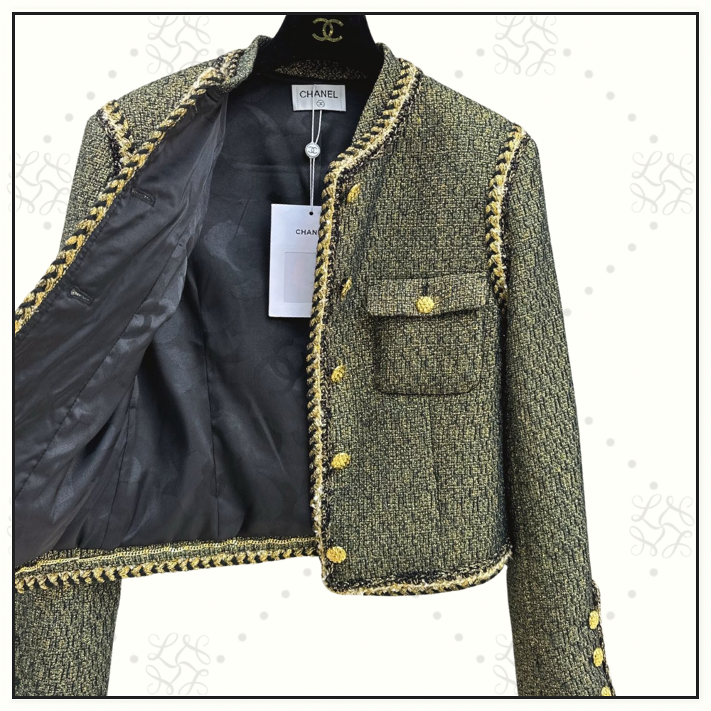 WOOL BLEND TWEED JACKET & SKIRT