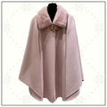 CASHMERE BLEND MINK FUR COLLAR