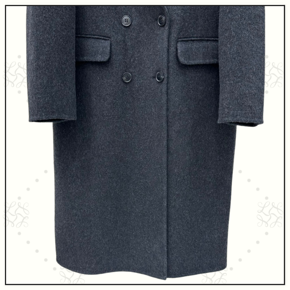 WOOL WITH HOODED INNER LAYER COAT