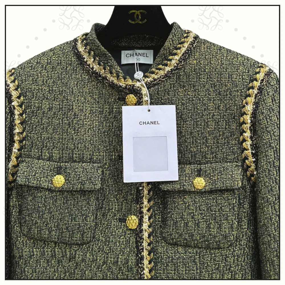 WOOL BLEND TWEED JACKET & SKIRT