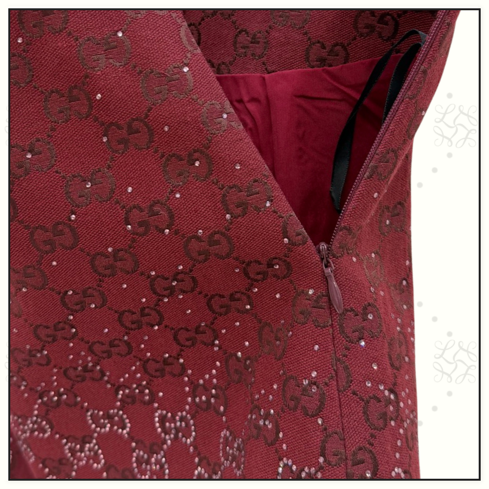 CANVAS CRYSTAL EMBELLISHMENT BLAZER & MINI SKIRT