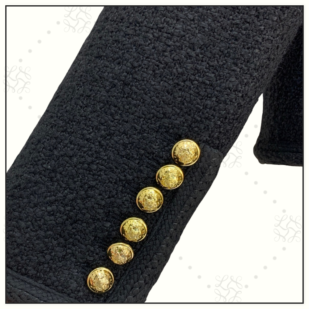 CHASSEUR JACKET IN BOUCLÉ TWEED