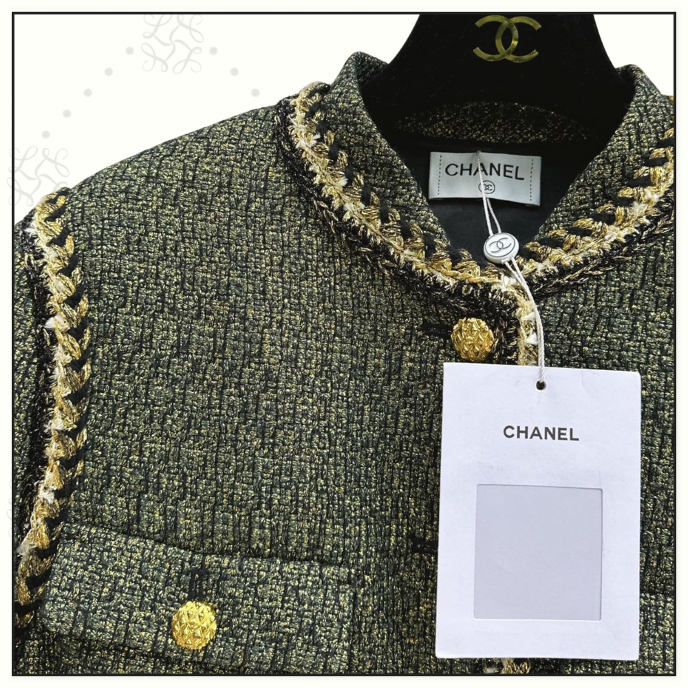 WOOL BLEND TWEED JACKET & SKIRT