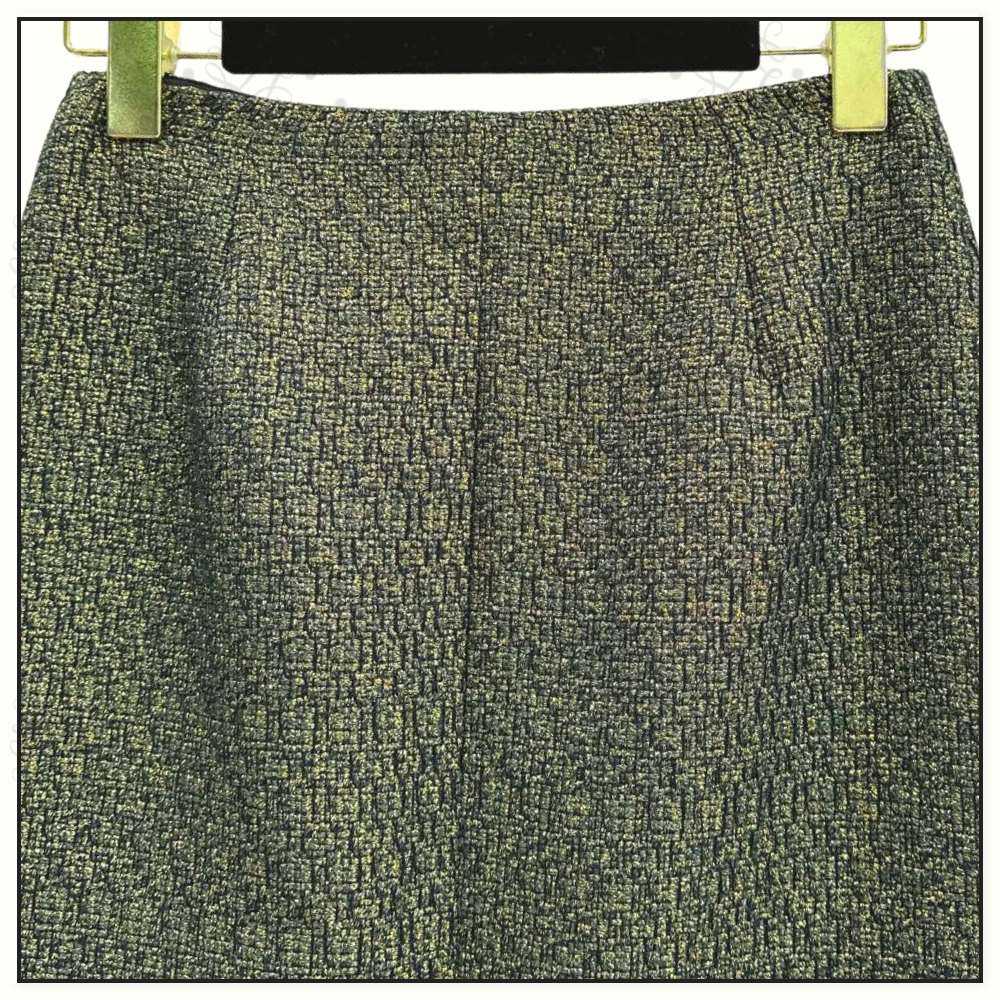 WOOL BLEND TWEED JACKET & SKIRT