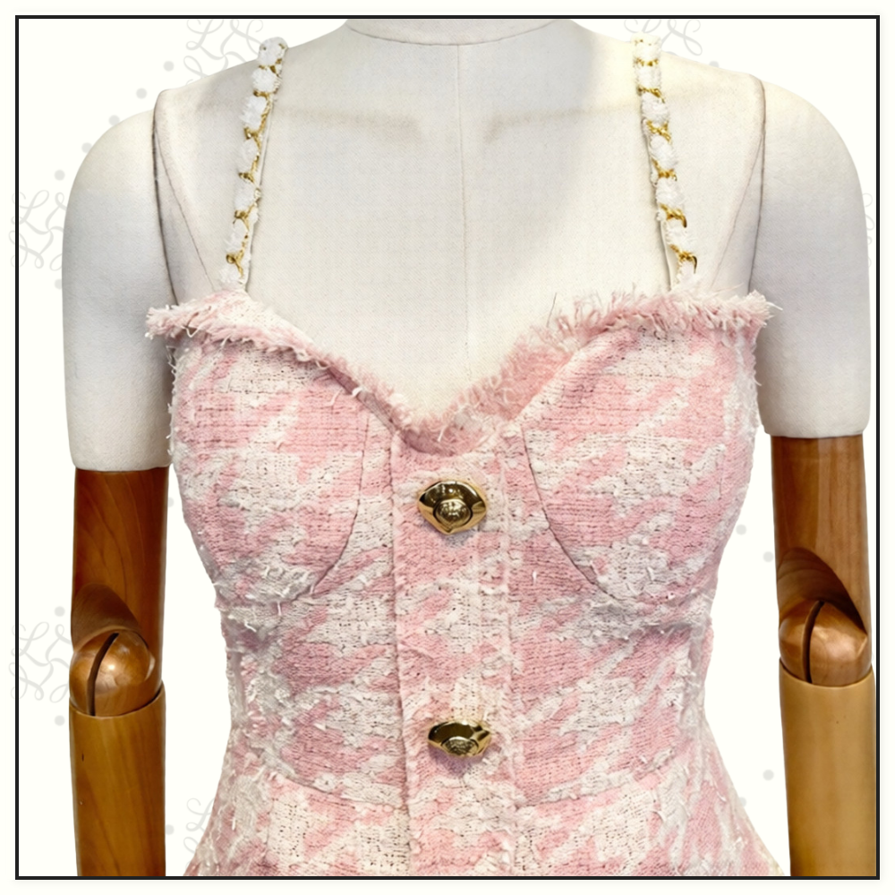 TWEED A LINE MINI DRESS