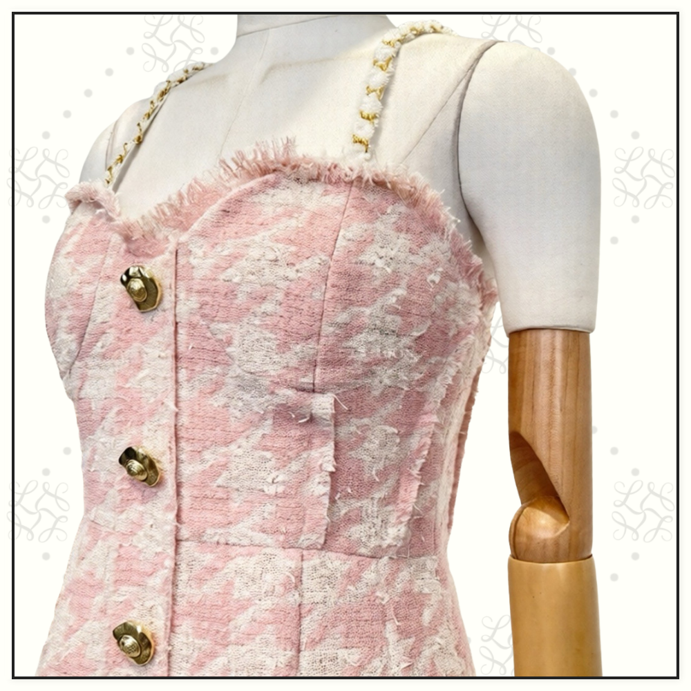 TWEED A LINE MINI DRESS