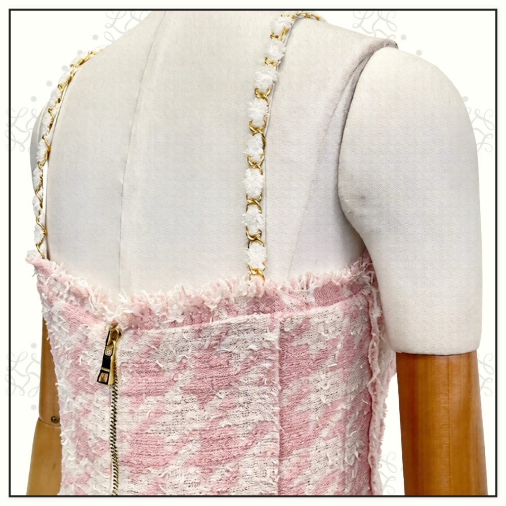 TWEED A LINE MINI DRESS