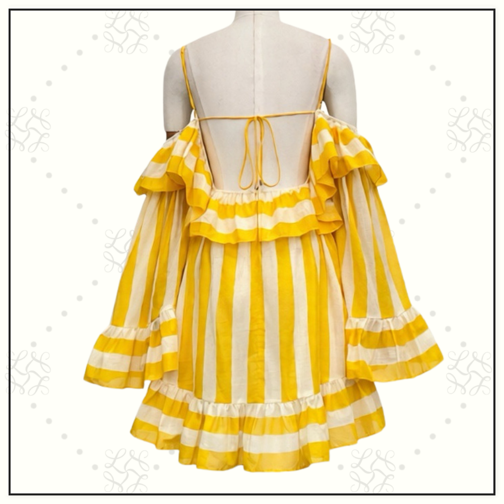 DAYLIGHT STRIPE MINI DRESS