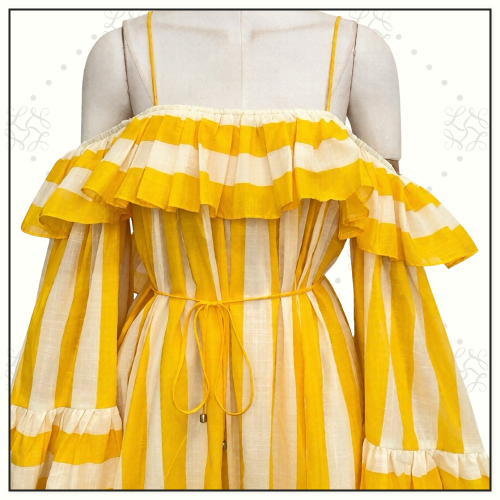 DAYLIGHT STRIPE MINI DRESS