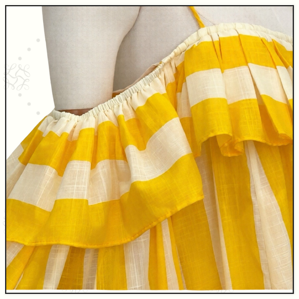 DAYLIGHT STRIPE MINI DRESS