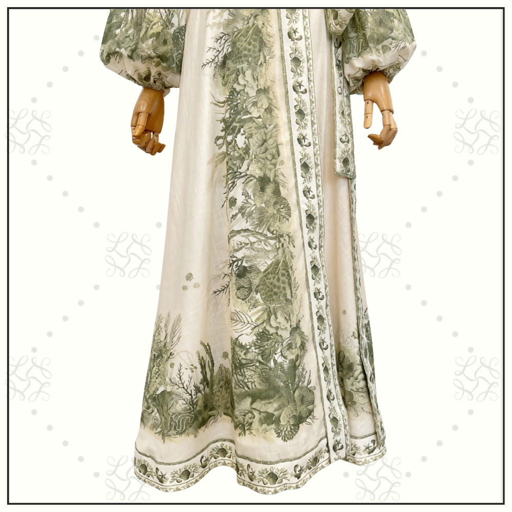 WANDERLUST WRAP MIDI DRESS