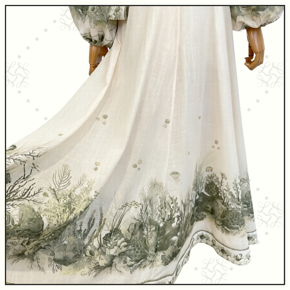 WANDERLUST WRAP MIDI DRESS