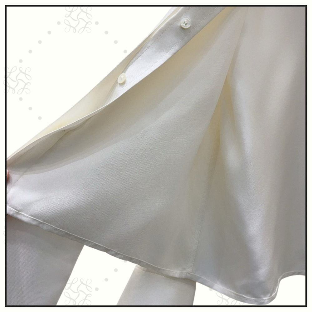 SILK BLOUSE WITH MAXI BOW