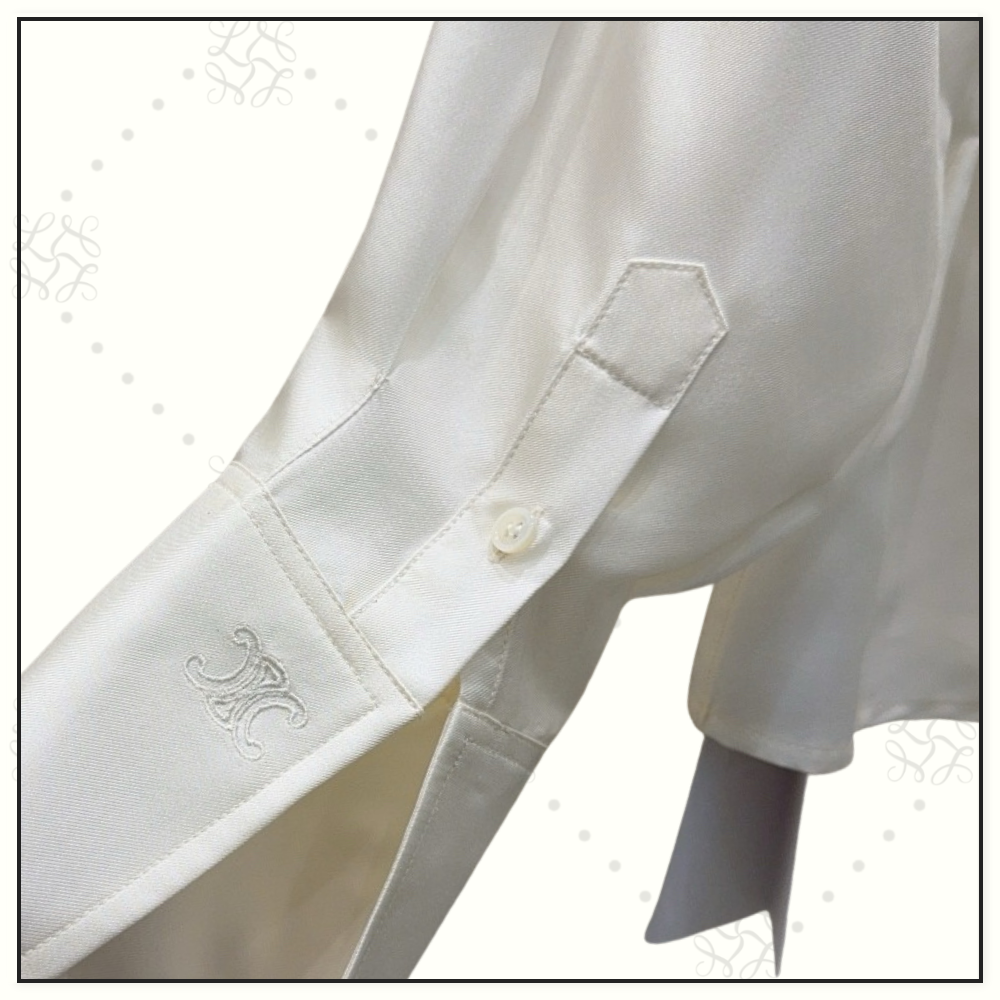 SILK BLOUSE WITH MAXI BOW